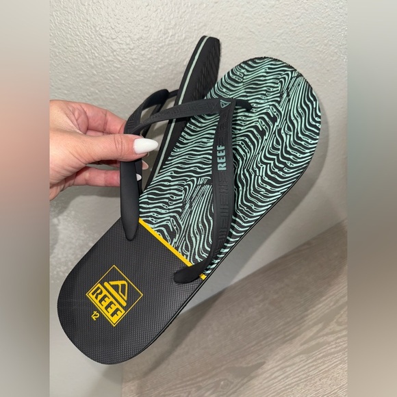 REEF MENS SANDALS SEASIDE PRINTS SIZE 12 - Picture 4 of 6